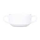 Elite Global Solutions 10 oz Melamine Cup w/ (2) Handles, White (DC418-W) thumbnail 3