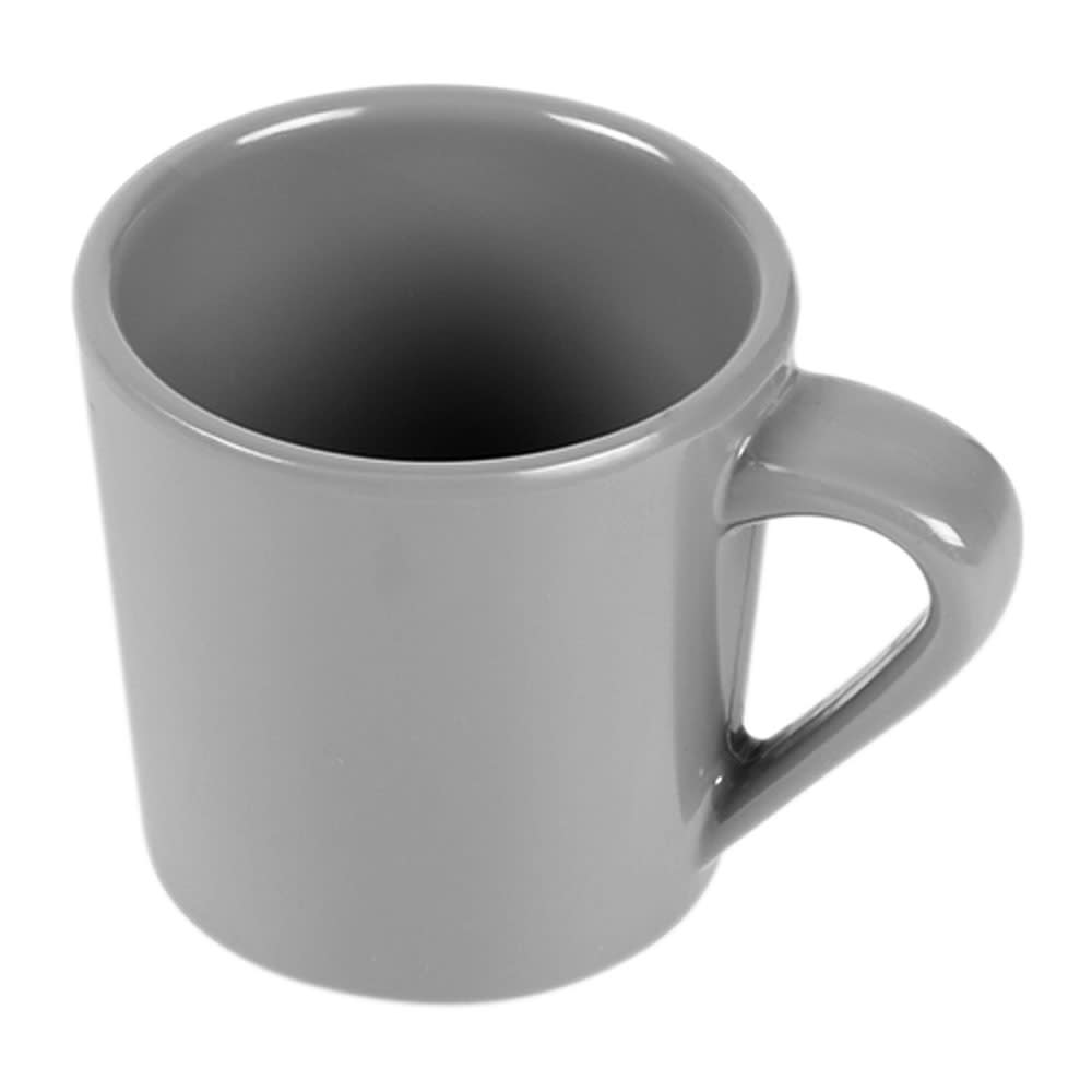 Elite Global Solutions 10 oz Melamine Mug, Gray (DC-G)
