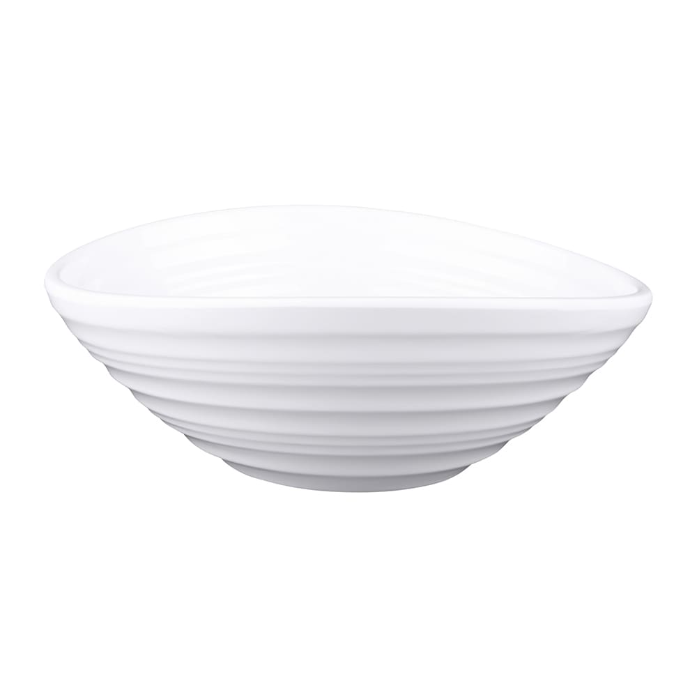 Elite Global Solutions 23 oz Oblong Melamine Bowl, White (DS725-W)