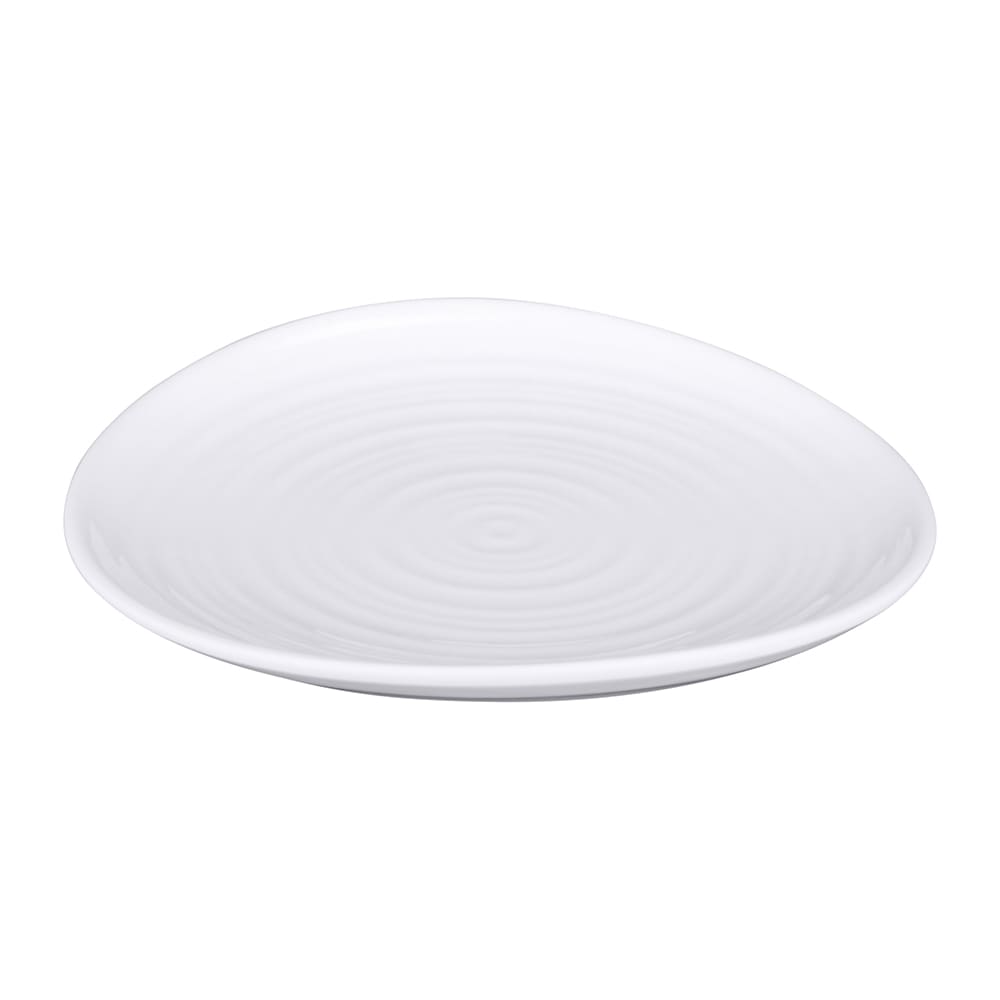 Elite Global Solutions 8" Round Melamine Salad Plate, White (DS8-W)