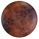 Elite Global Solutions 11" Round Melamine Dinner Plate, Wood Pattern (ECO1111R-CK) thumbnail 3