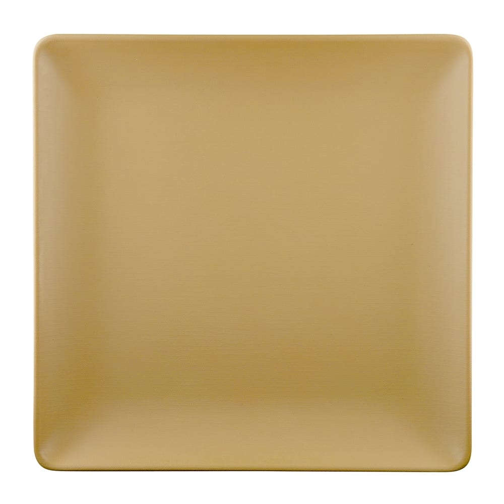 Elite Global Solutions 11" Square Melamine Dinner Plate, Rattan (ECO1111SQ-RT)