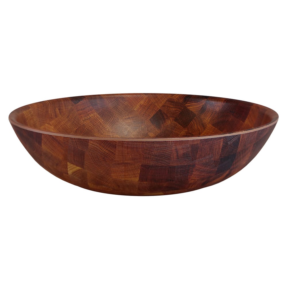 Elite Global Solutions 96 oz Round Melamine Serving Bowl, Wood Pattern (ECO11R-CK)
