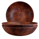 Elite Global Solutions 96 oz Round Melamine Serving Bowl, Wood Pattern (ECO11R-CK) thumbnail 6