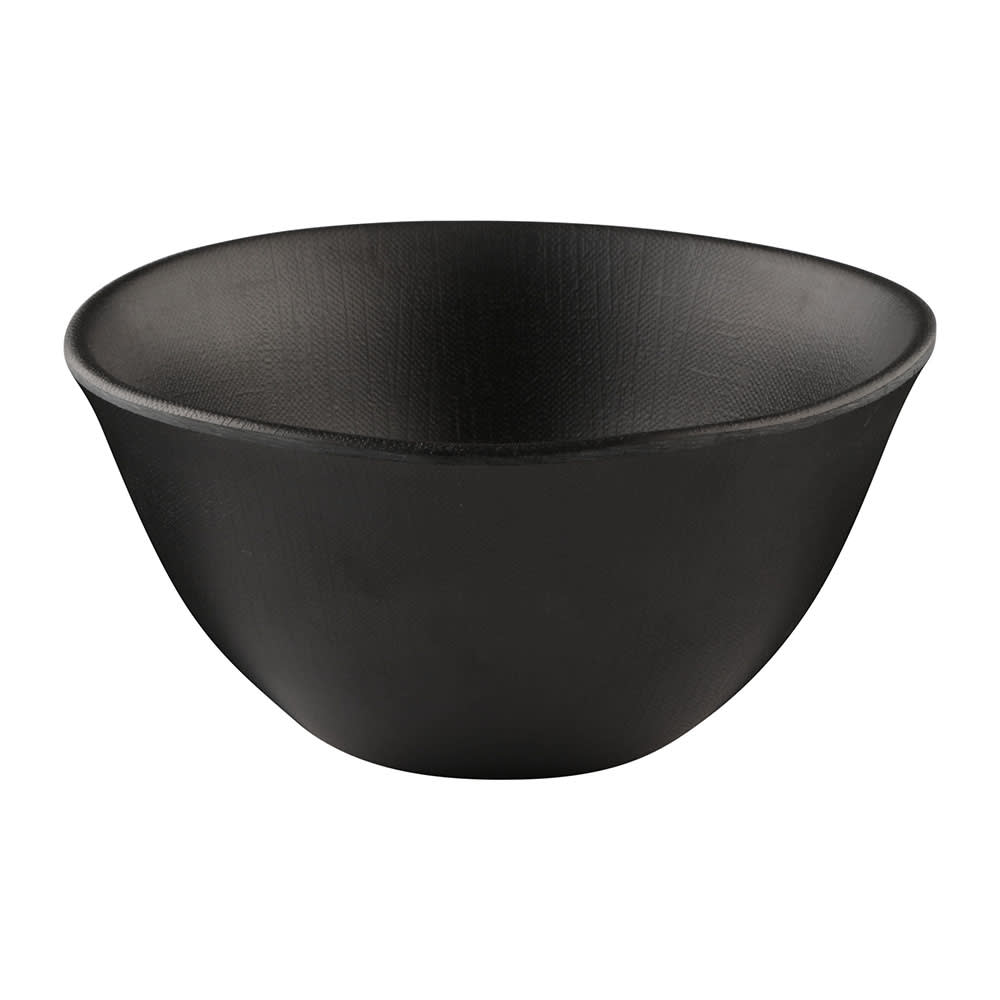 Elite Global Solutions 18 oz Round Melamine Bowl, Black (ECO52-B)