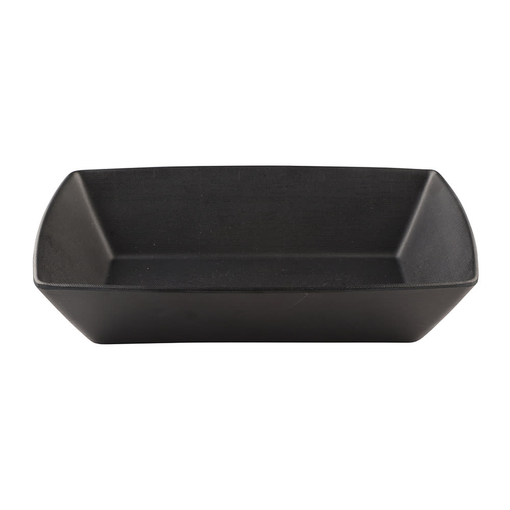 Elite Global Solutions 18 oz Rectangular Melamine Bowl, Black (ECO6552-B)