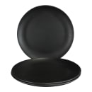 Elite Global Solutions 6" Round Melamine Dessert Plate, Black (ECO66R-B) thumbnail 4