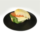 Elite Global Solutions 6" Round Melamine Dessert Plate, Black (ECO66R-B) thumbnail 5