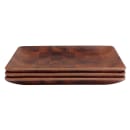 Elite Global Solutions 6" Square Melamine Dessert Plate, Wood Pattern (ECO66SQ-CK) thumbnail 5