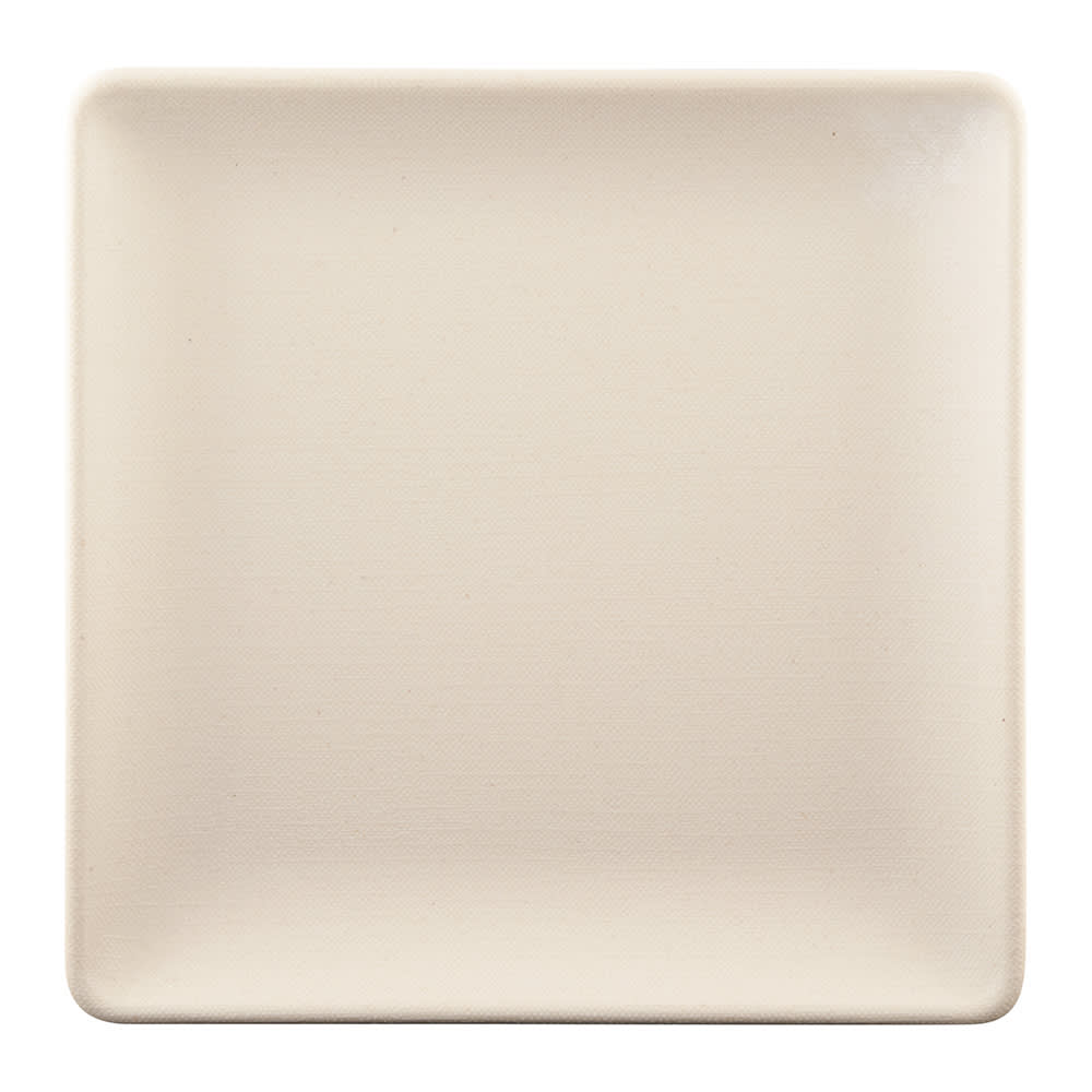 Elite Global Solutions 6" Square Melamine Dessert Plate, Papyrus (ECO66SQ-PP)