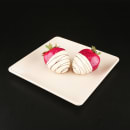 Elite Global Solutions 6" Square Melamine Dessert Plate, Papyrus (ECO66SQ-PP) thumbnail 5