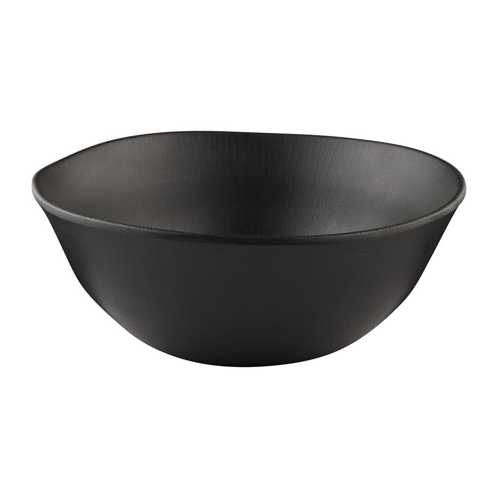 Elite Global Solutions 36 oz Round Melamine Bowl, Black (ECO72-B)
