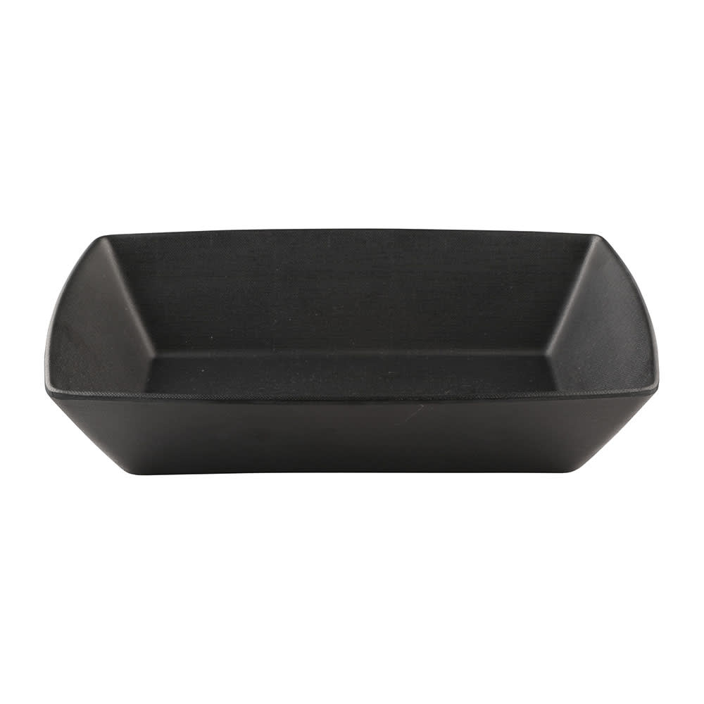 Elite Global Solutions 38 oz Rectangular Melamine Bowl, Black (ECO862-B)