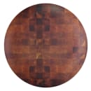 Elite Global Solutions 9" Round Melamine Dinner Plate, Wood Pattern (ECO99R-CK) thumbnail 3