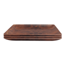 Elite Global Solutions 9" Square Melamine Dinner Plate, Wood Pattern (ECO99SQ-CK) thumbnail 5