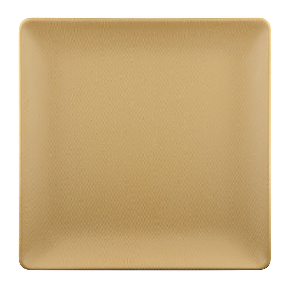 Elite Global Solutions 9" Square Melamine Dinner Plate, Rattan (ECO99SQ-RT)
