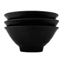 Elite Global Solutions 20 oz Round Melamine Bowl, Black (JW1006-B) thumbnail 7