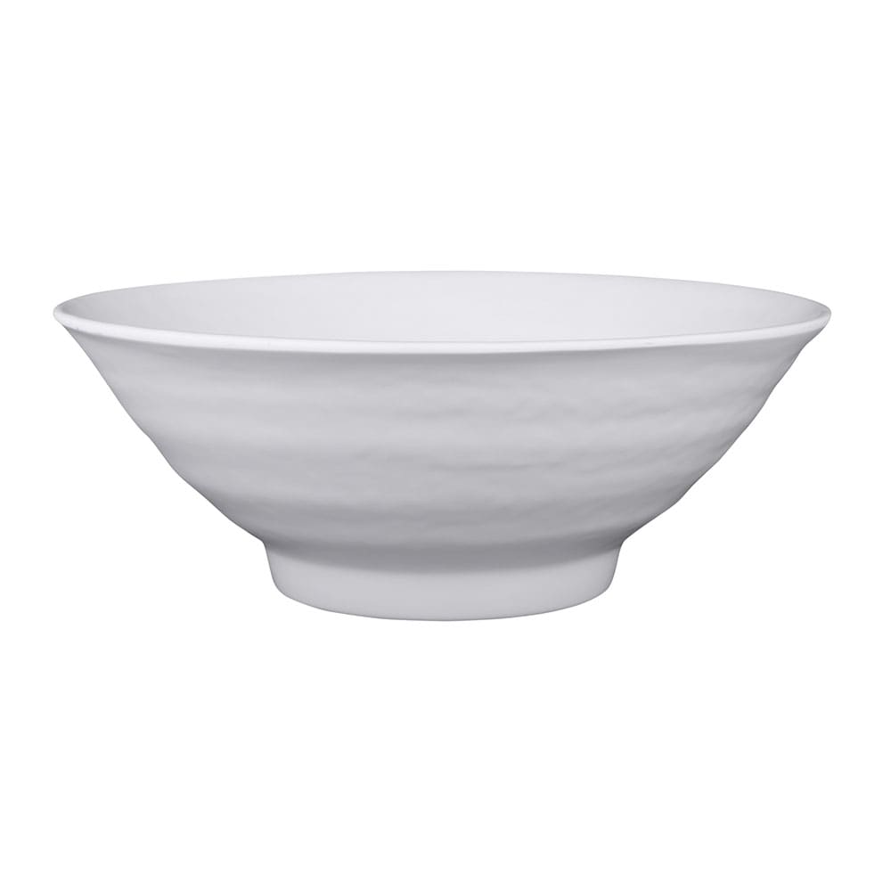 Elite Global Solutions 40 oz Round Melamine Bowl, White (JW1008-W)