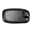 Elite Global Solutions Serving Tray w/2 Compartments - 10"L x 5 1/2"W, Melamine, Black (JW1055-B) thumbnail 2