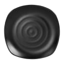 Elite Global Solutions 8 3/4" Square Melamine Salad Plate, Black (JW1088-B) thumbnail 2