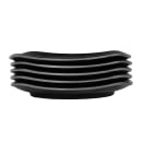 Elite Global Solutions 8 3/4" Square Melamine Salad Plate, Black (JW1088-B) thumbnail 7