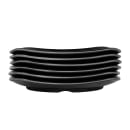 Elite Global Solutions 9 5/8" Square Melamine Dinner Plate, Black (JW1098-B) thumbnail 6