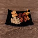 Elite Global Solutions 9 3/4" Square Melamine Dinner Plate, Black (JW10SQRF-B) thumbnail 6
