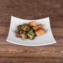 Elite Global Solutions 9 3/4" Square Melamine Dinner Plate, White (JW10SQRF-W) thumbnail 6