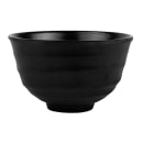 Elite Global Solutions 13 oz Round Melamine Bowl, Black (JW1105-B) thumbnail 3