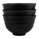 Elite Global Solutions 13 oz Round Melamine Bowl, Black (JW1105-B) thumbnail 7