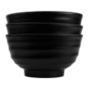 Elite Global Solutions 34 oz Round Melamine Bowl, Black (JW1107-B) thumbnail 7