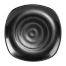 Elite Global Solutions 10 3/4" Square Melamine Dinner Plate, Black (JW1108-B) thumbnail 2