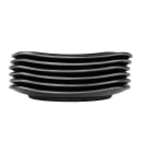 Elite Global Solutions 10 3/4" Square Melamine Dinner Plate, Black (JW1108-B) thumbnail 6