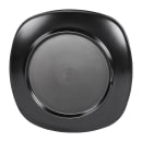 Elite Global Solutions 11 5/8" Square Melamine Dinner Plate, Black (JW1118-B) thumbnail 4