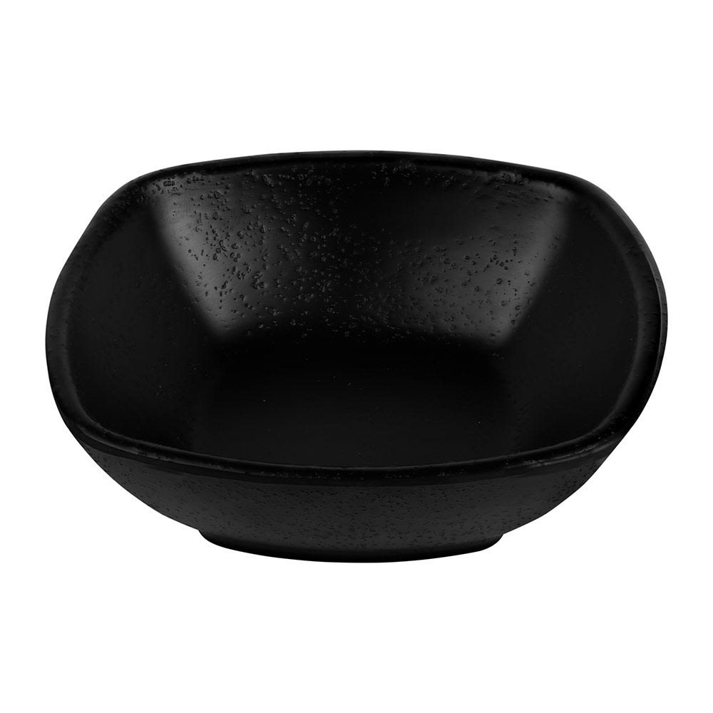 Elite Global Solutions 6 oz Square Melamine Bowl, Black (JW1505-B)