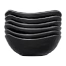 Elite Global Solutions 32 oz Square Melamine Serving Bowl, Black (JW2015-B) thumbnail 6