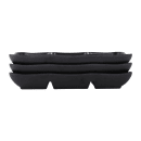 Elite Global Solutions 7 5/8" x 3 1/4" Rectangular Zen Tray - Melamine, Black (JW2071-B) thumbnail 7
