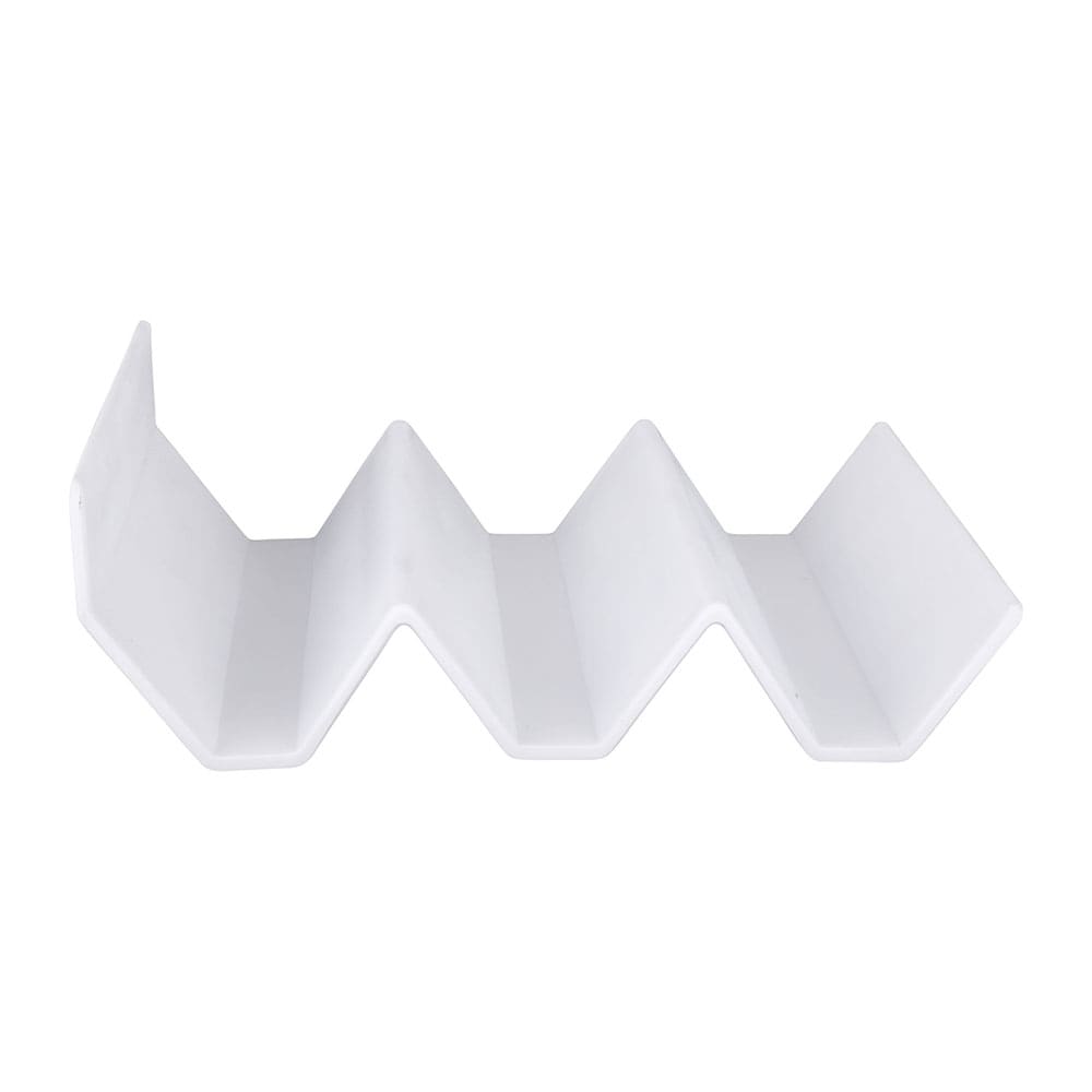 Elite Global Solutions 3 Slot Taco Holder - Melamine, White (JW322-W)