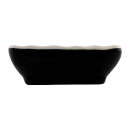 Elite Global Solutions 2 oz Melamine Sauce Dish - Melamine, Ebony/Sand (JW3252T-ES) thumbnail 3