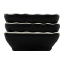 Elite Global Solutions 2 oz Melamine Sauce Dish - Melamine, Ebony/Sand (JW3252T-ES) thumbnail 6