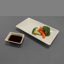Elite Global Solutions 2 oz Melamine Sauce Dish - Melamine, Ebony/Sand (JW3252T-ES) thumbnail 7