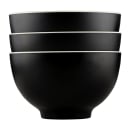 Elite Global Solutions 32 oz Round Melamine Bowl, Ebony/Sand (JW32T-ES) thumbnail 6