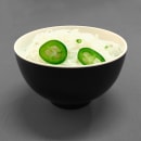 Elite Global Solutions 32 oz Round Melamine Bowl, Ebony/Sand (JW32T-ES) thumbnail 7