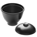 Elite Global Solutions 9 oz Round Melamine Soup Bowl, Black (JW4004-B) thumbnail 6