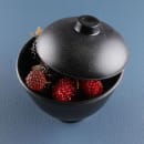 Elite Global Solutions 9 oz Round Melamine Soup Bowl, Black (JW4004-B) thumbnail 7