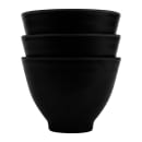 Elite Global Solutions 9 oz Round Melamine Soup Bowl, Black (JW4004-B) thumbnail 8