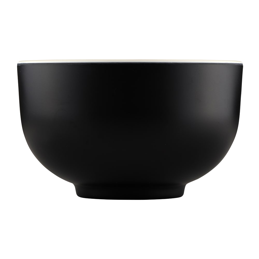 Elite Global Solutions 24 oz Round Melamine Bowl, Ebony/Sand (JW4432T-ES)