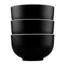 Elite Global Solutions 24 oz Round Melamine Bowl, Ebony/Sand (JW4432T-ES) thumbnail 6