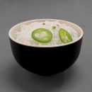 Elite Global Solutions 24 oz Round Melamine Bowl, Ebony/Sand (JW4432T-ES) thumbnail 7