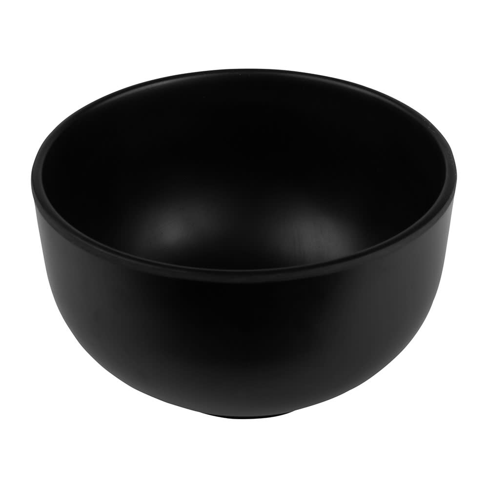 Elite Global Solutions 24 oz Round Melamine Bowl, Black (JW443-B)